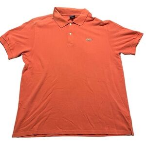 Vintage Le Tigre Orange Polo Shirt Classic Casual Fit Size 2XL big and tall